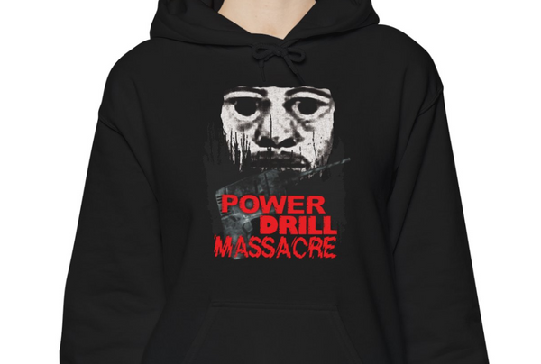 Power Drill Massacre Police Sketch Hoodie