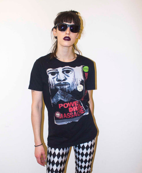 The Power Drill Massacre 'Police Sketch' VHS T-shirt