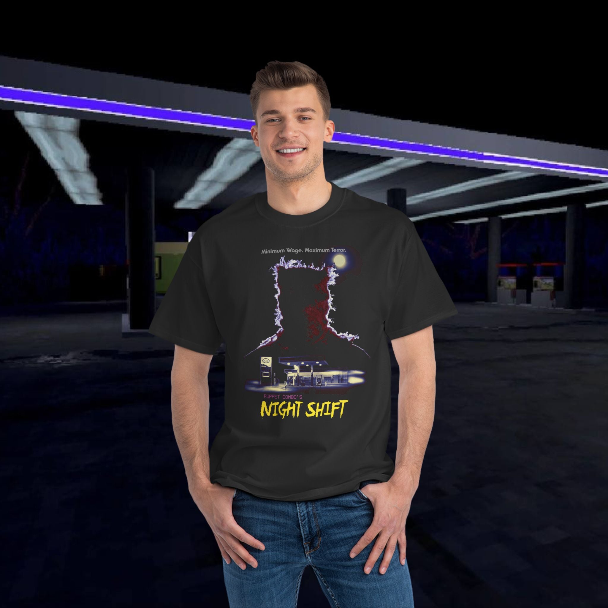 BIG & TALL Night Shift Movie Shirt – Puppet Combo