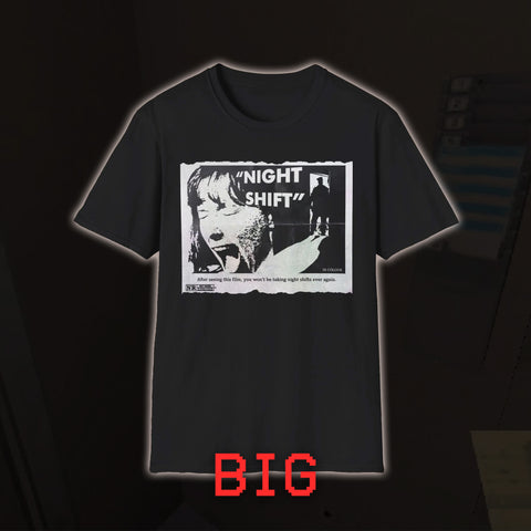BIG & TALL Night Shift Newspaper Ad Shirt