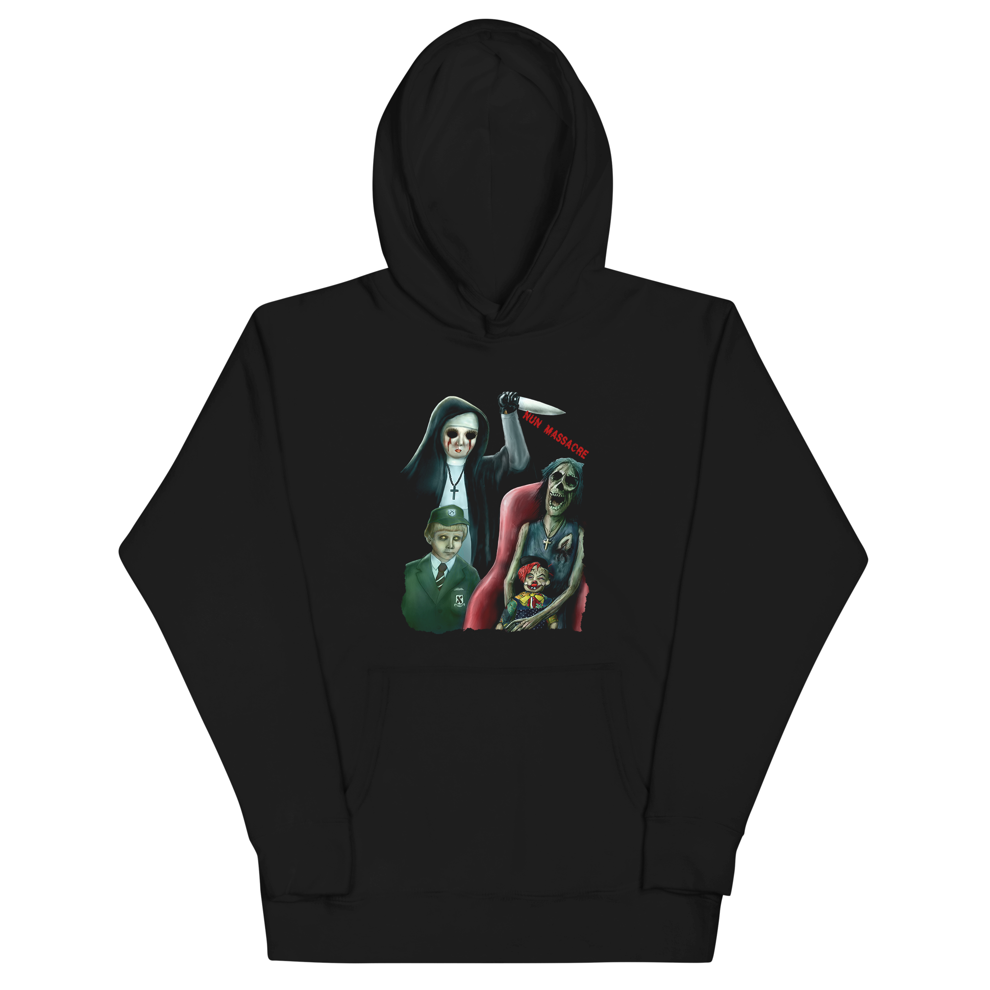 Nun Massacre Family Hoodie