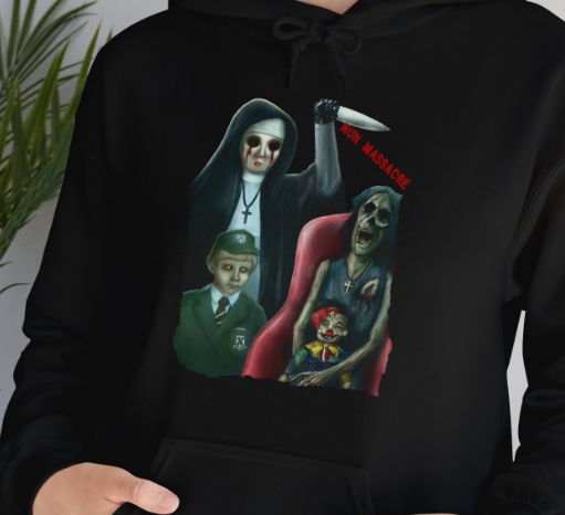 Nun Massacre Family Hoodie