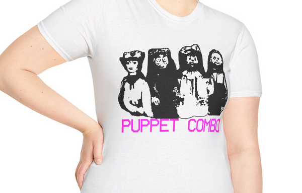 Puppet Combo VHS logo T-shirt