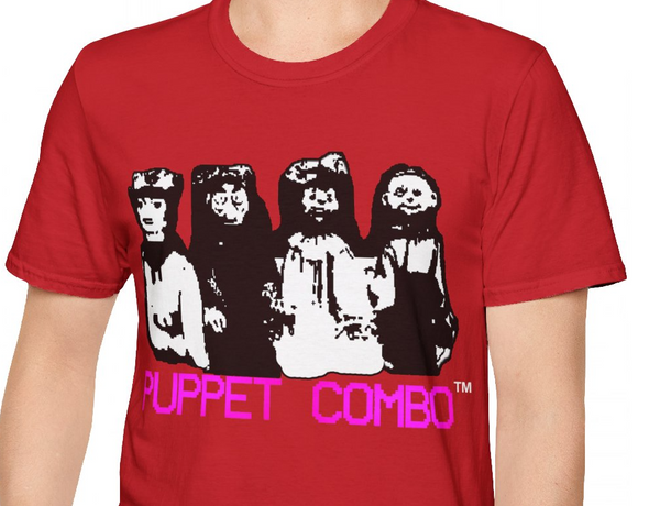 Puppet Combo VHS logo T-shirt