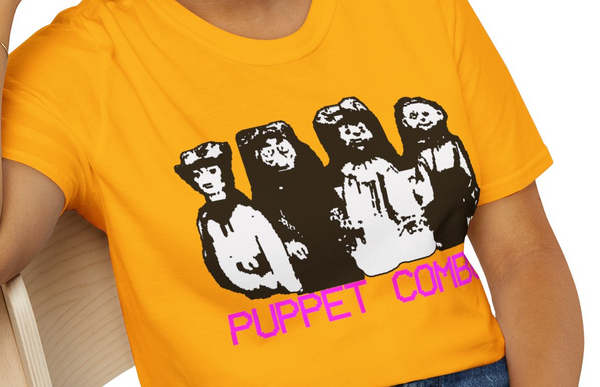 Puppet Combo VHS logo T-shirt