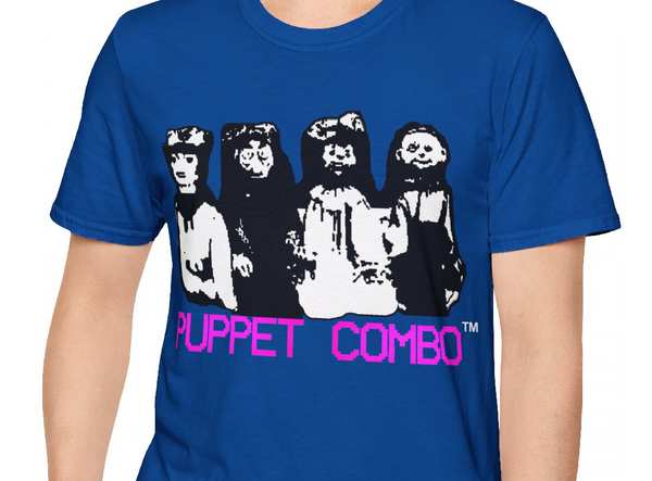 Puppet Combo VHS logo T-shirt