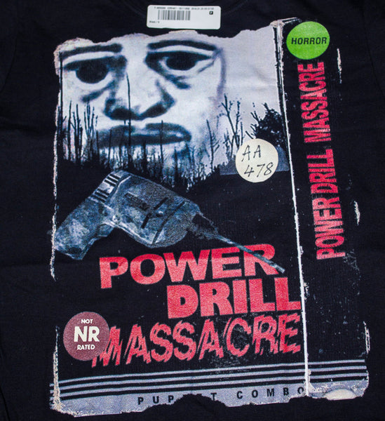 The Power Drill Massacre 'Police Sketch' VHS T-shirt