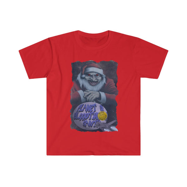 'Planet of Bloodthirsty Santa' VHS cover T-shirt